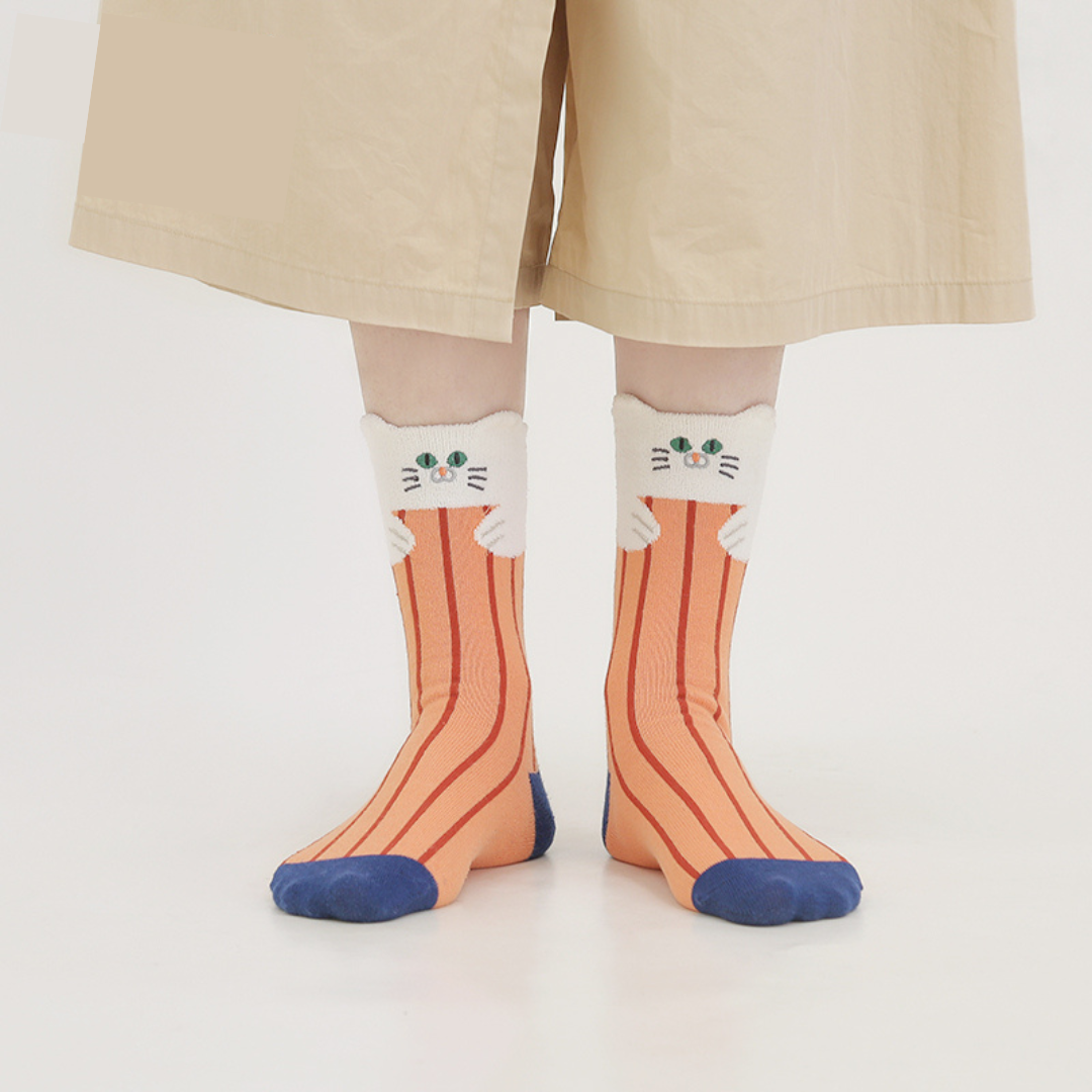 【SOCKS】ねこ 3足セット靴下 ソックス