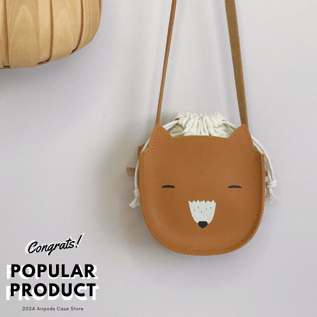 【Cute Bag】可愛い うさぎ キツネ 巾着バッグ ショルダーバッグ