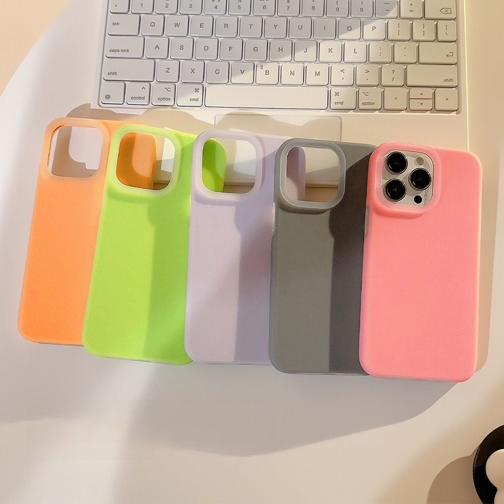 【iPhone Case】人気 可愛い カラーフル 5色 iPhoneケース