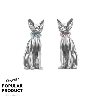 【EARRINGS】ねこ Y2Kファッション ピアス