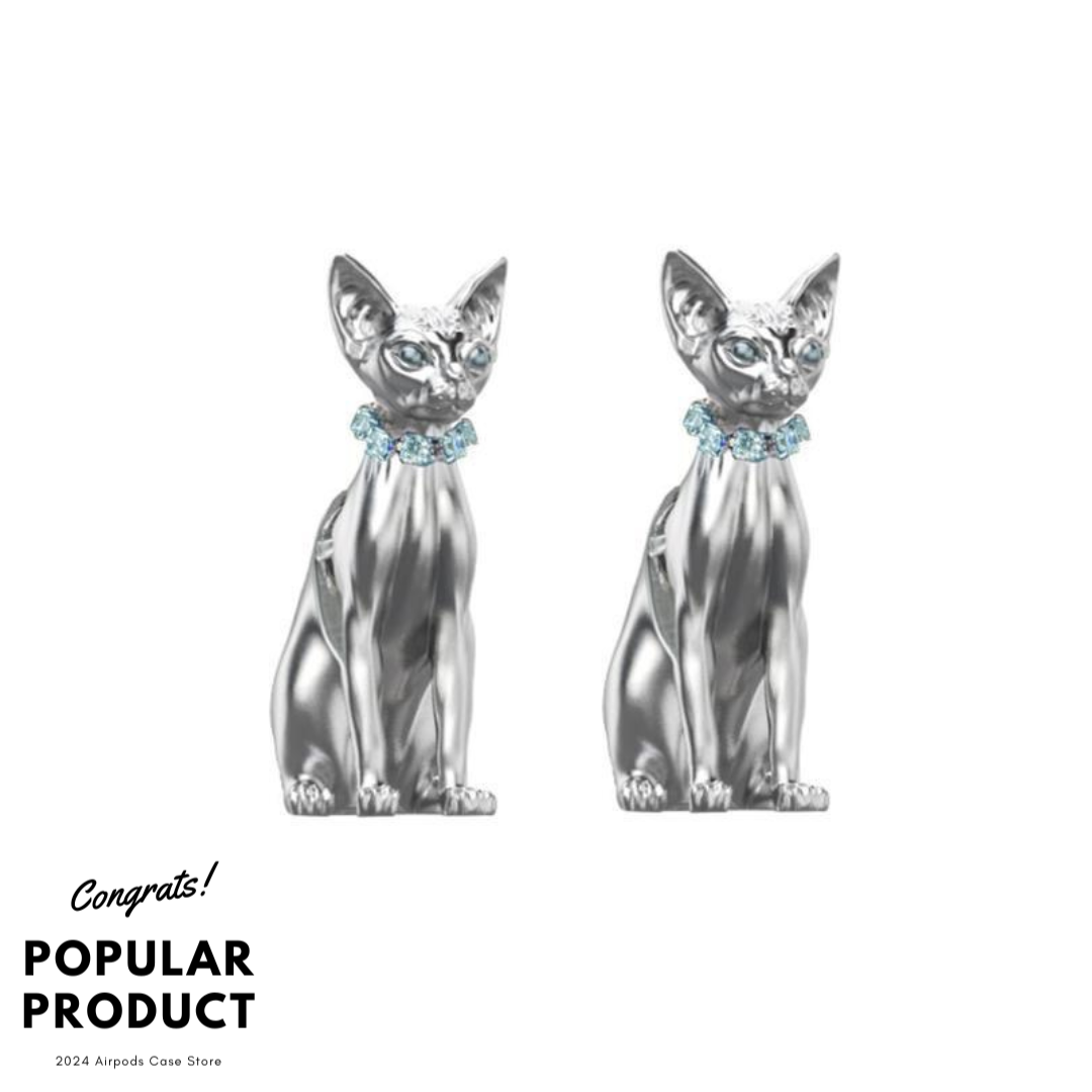 【EARRINGS】ねこ Y2Kファッション ピアス