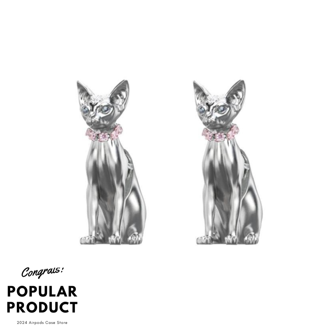 【EARRINGS】ねこ Y2Kファッション ピアス