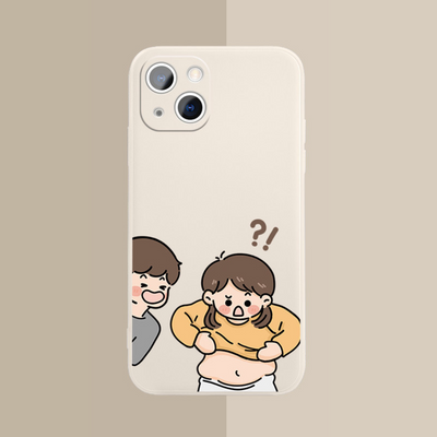 【IPHONE CASE】面白いカップル iPhone ケース