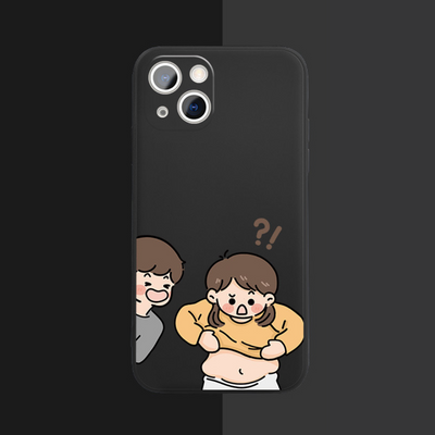 【IPHONE CASE】面白いカップル iPhone ケース