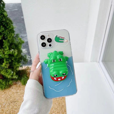 【IPHONE CASE】ワニワニパニック ワニの歯を押すゲーム iPhone ケース