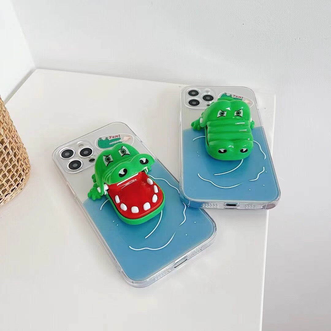 【IPHONE CASE】ワニワニパニック ワニの歯を押すゲーム iPhone ケース