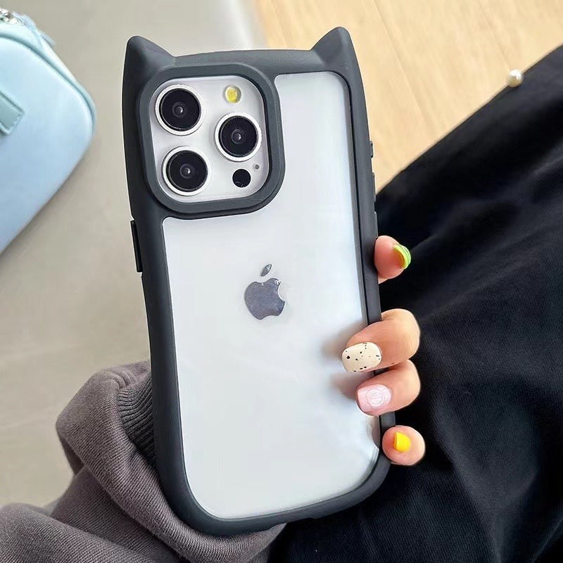 【IPHONE CASE】猫 ネコ耳 韓国 iPhone ケース