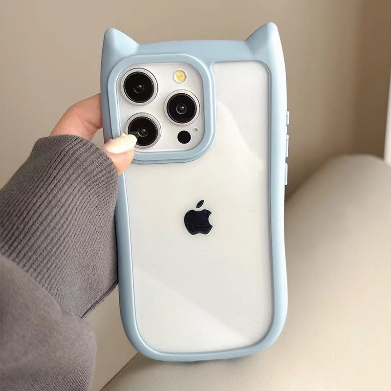 【IPHONE CASE】猫 ネコ耳 韓国 iPhone ケース