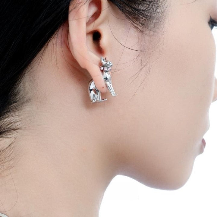 【EARRINGS】ねこ Y2Kファッション ピアス