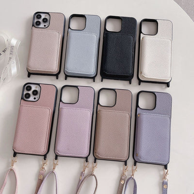 【IPHONE CASE】モランディカラー 8色 スマホショルダー iPhone ケース