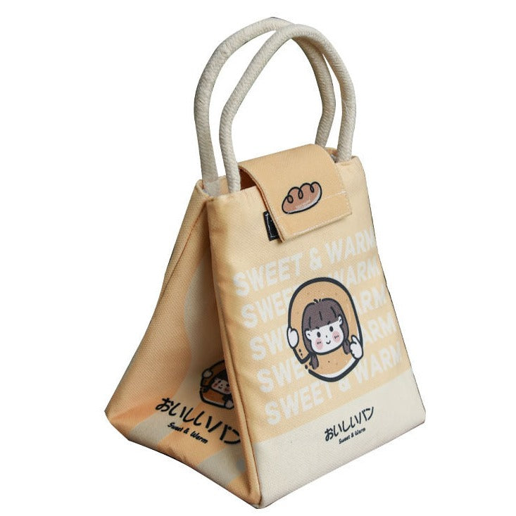 【CUTE BAG】クロワッサン ランチバッグ ハンドバッグ