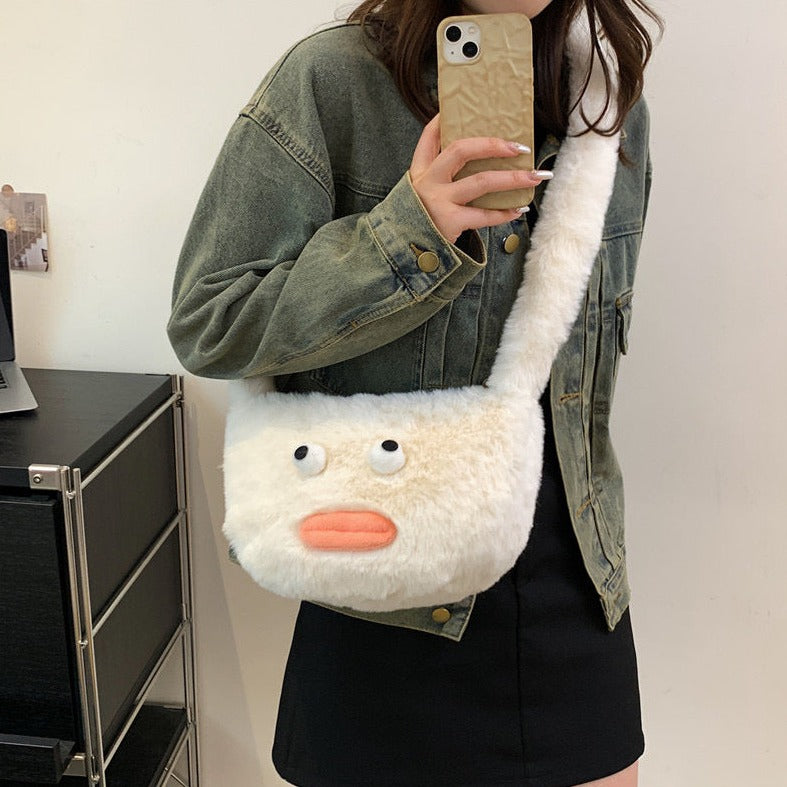 【Cute Bag】可愛い ソーセージの口 ハンドバッグ ショルダーバッグ