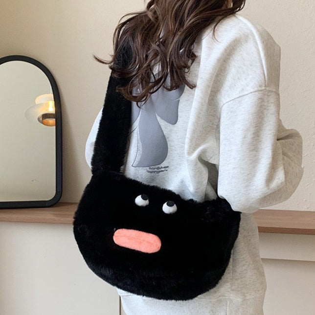 【Cute Bag】可愛い ソーセージの口 ハンドバッグ ショルダーバッグ