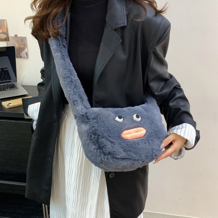 【Cute Bag】可愛い ソーセージの口 ハンドバッグ ショルダーバッグ
