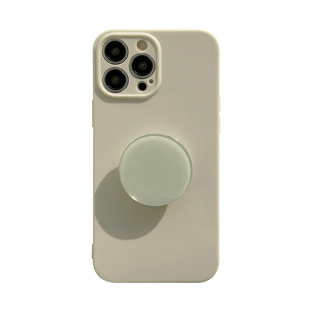 【iPhone Case】シンプル スマホスタンド 6色 iPhoneケース