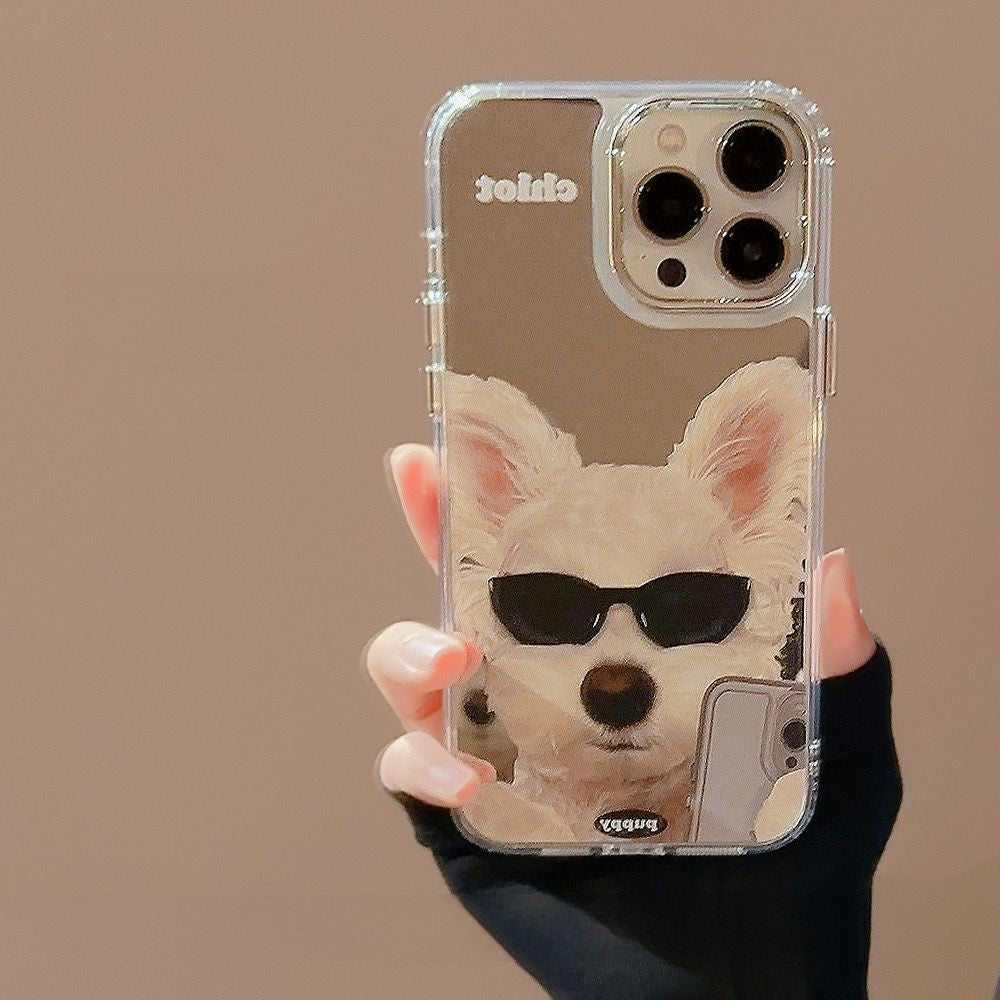 【iPhone Case】可愛い ミラー鏡面 インスタ映え  iPhoneケース