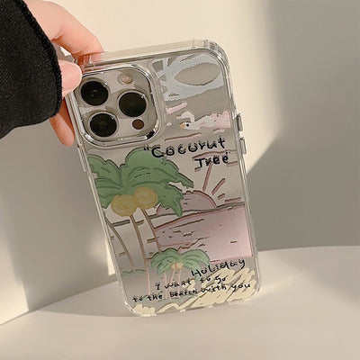 【iPhone Case】オシャレ ミラー鏡面 インスタ映え  iPhoneケース