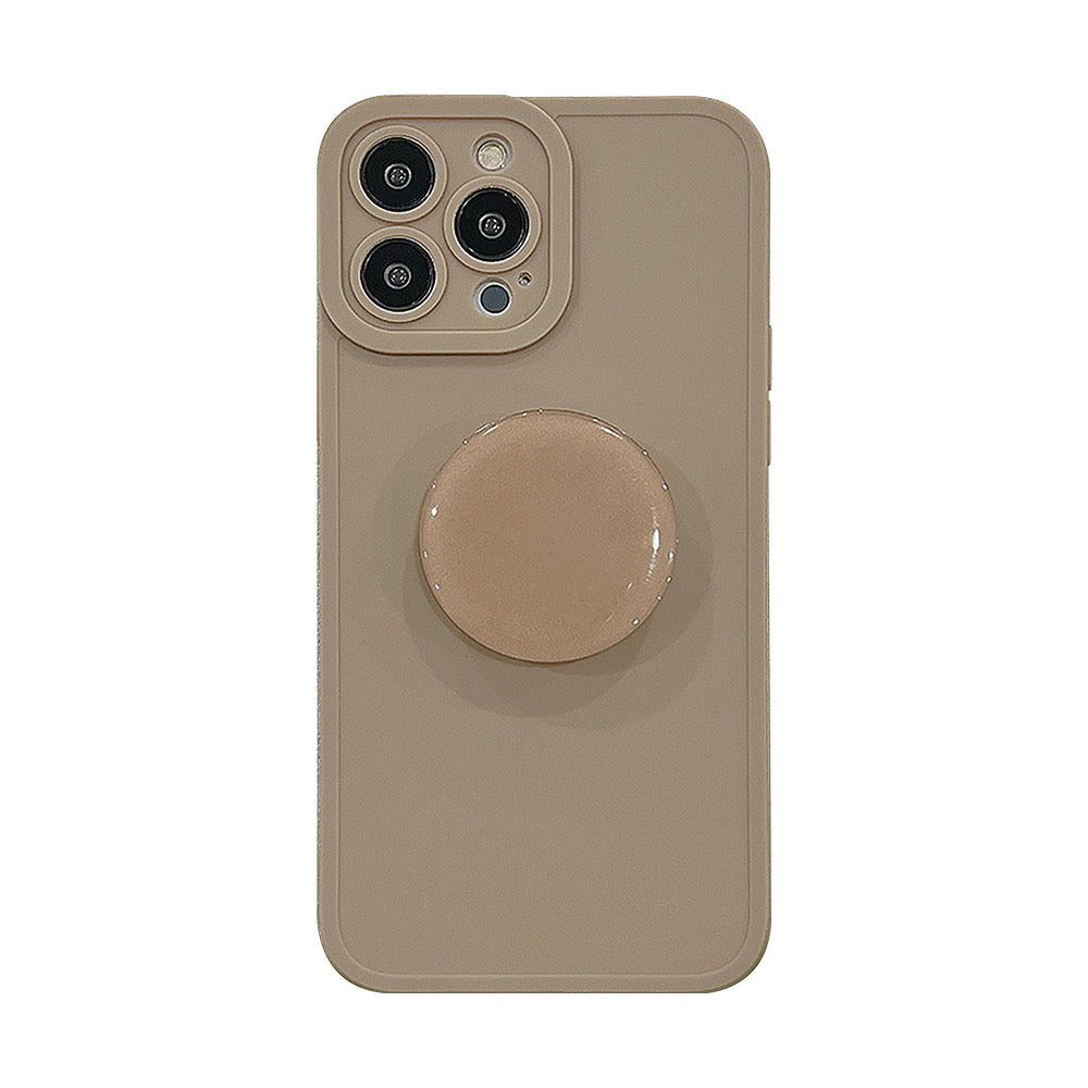 【iPhone Case】シンプル スマホスタンド 4色 iPHONEケース