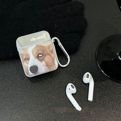 【AIRPODS CASE】猫 犬ミラー AirPods /AirPods Proケース