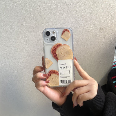 【iPhone Case】カワイイ食パン柄iPhoneケース