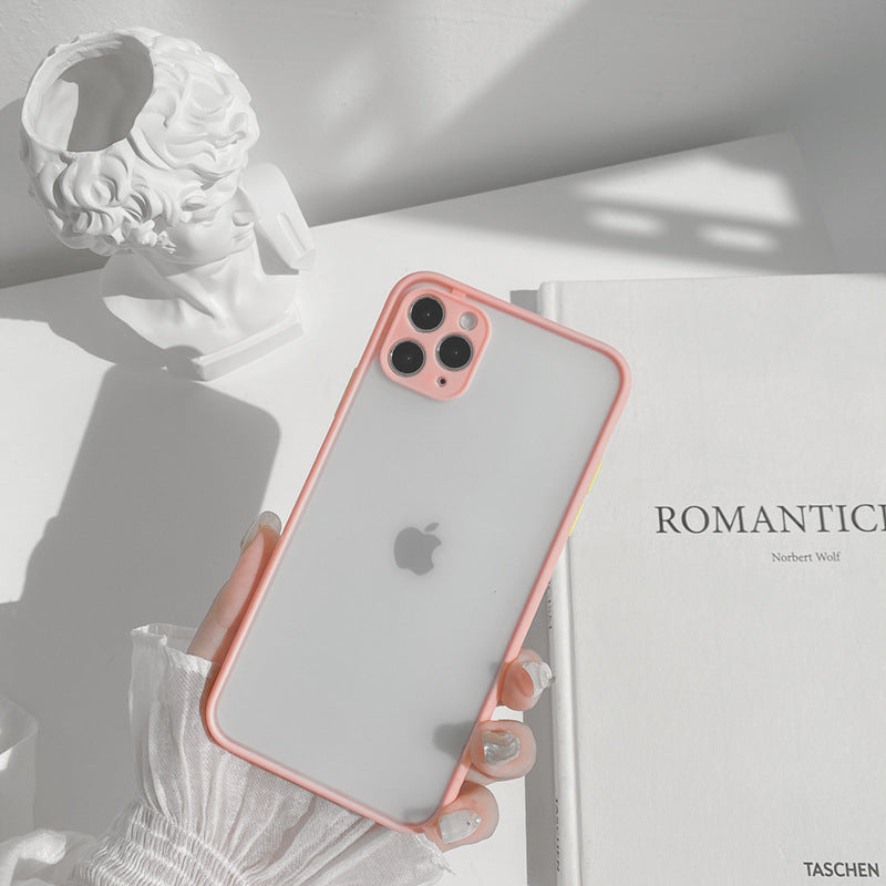 【iPhone Case】マカロンカラーシンプルiPhoneケース