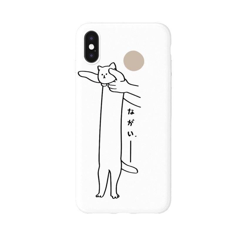 【iPhone Case】韓国風 かわいい猫iPhoneケース