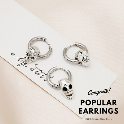 【Earrings】  スカルシリーズピアス