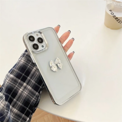 【iPhone Case】韓国人気ハート蝶ネクタイ iPhoneケース IPHONE 14