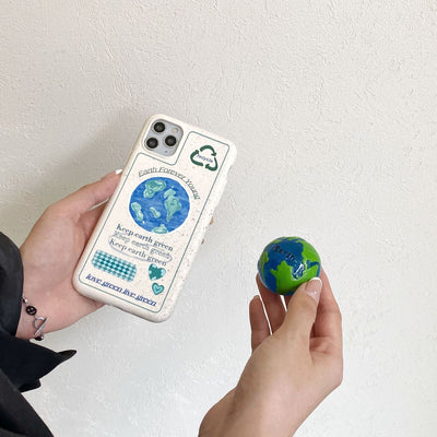 【iPhone Case】 カワイイ新作・Earth地球柄iPhoneケース