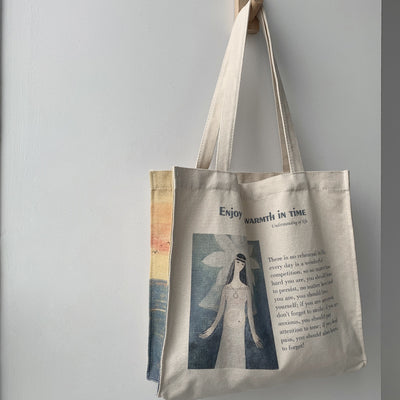 【Cute Bag】 シンプル 大容量 エコ バッグ