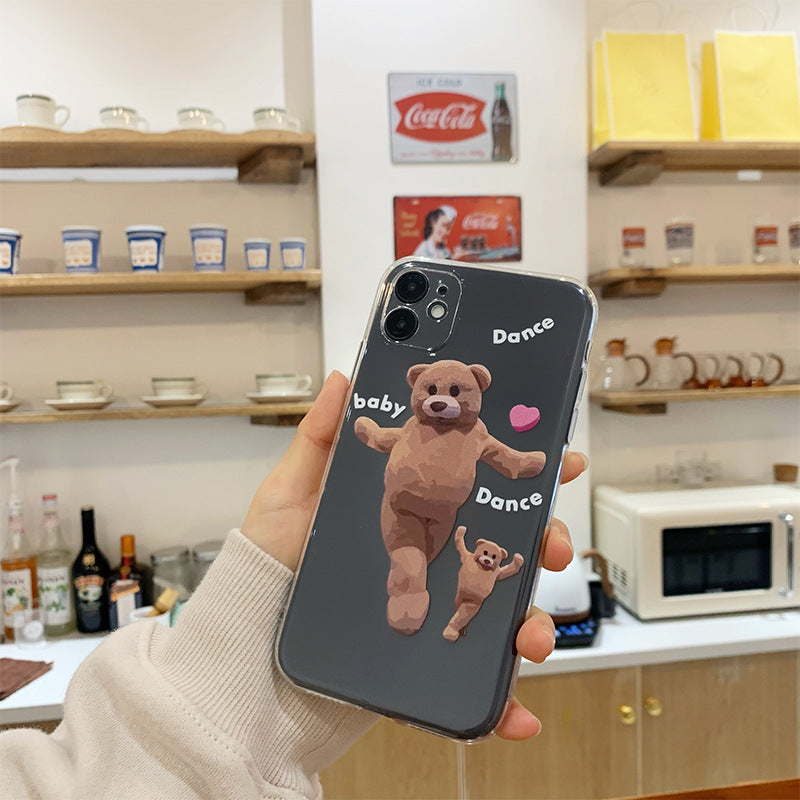 【iPhone Case】面白いクマちゃんiPhoneケース
