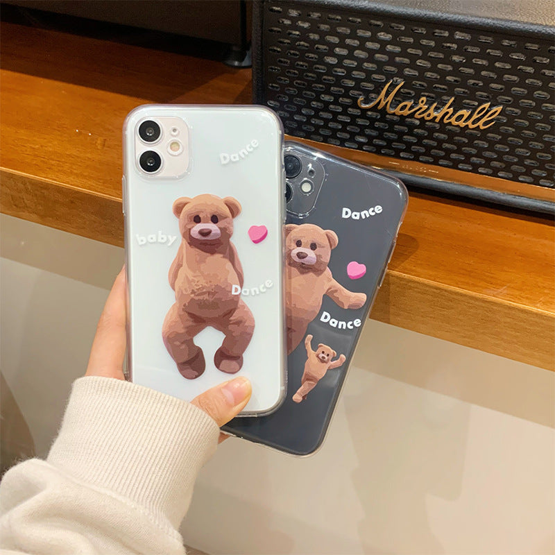 【iPhone Case】面白いクマちゃんiPhoneケース