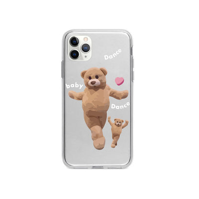 【iPhone Case】面白いクマちゃんiPhoneケース