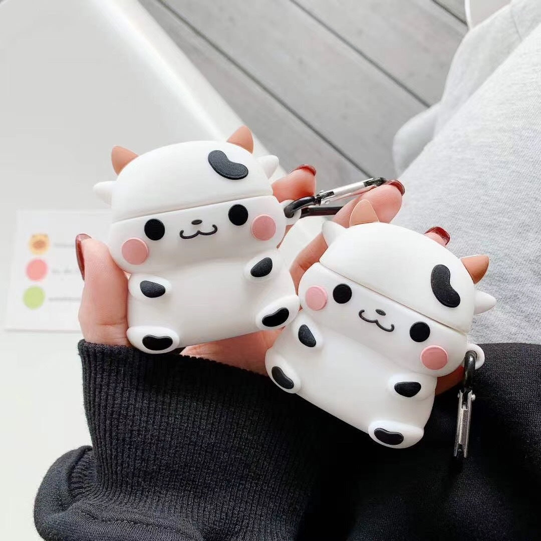 【Airpods Case】 かわいい牛型Airpods/AirPods Proケース