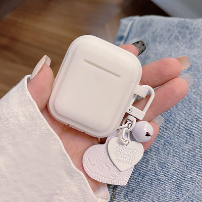 【Airpods Case】 シンプル人気作・ホワイトAirpods/AirPods Proケース