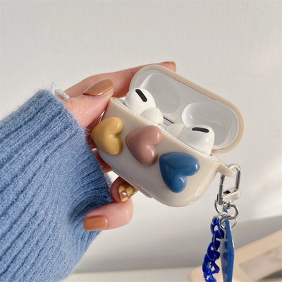 【Airpods Case】 冬の新作 ハートAirpods/ AirPods Pro/Airpods 第三世代ケース