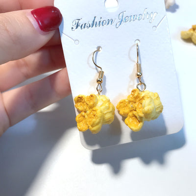 【Earrings】 ソルト&キャラメル ポップコーン ピアス