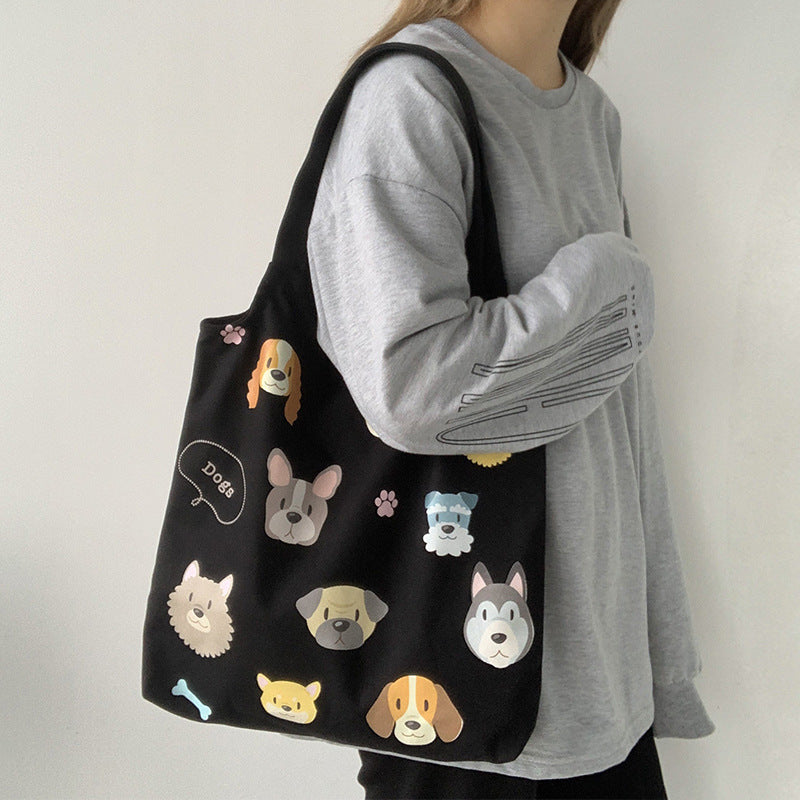 【Cute Bag】 カワイイわんちゃんトートバッグ