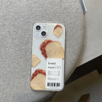 【iPhone Case】カワイイ食パン柄iPhoneケース