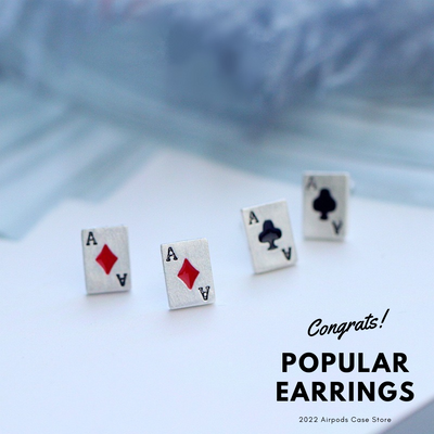 【Earrings】ポーカーピアス&イヤリング