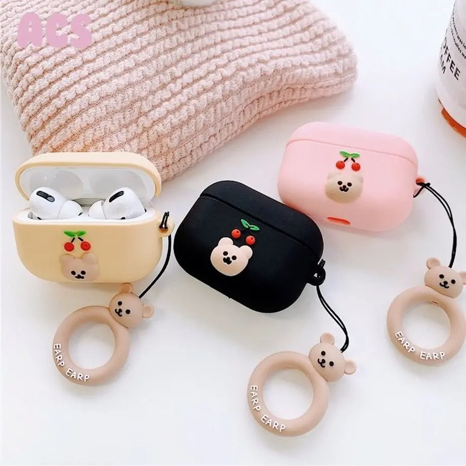 【Airpods Case】可愛いクマちゃんAirPods Proケース