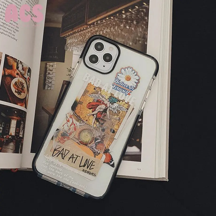 【iPhone Case】オシャレBAD AT LOVE iPhoneケース