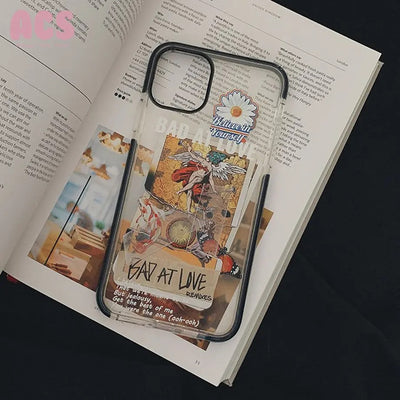 【iPhone Case】オシャレBAD AT LOVE iPhoneケース