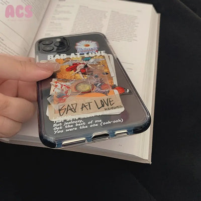 【iPhone Case】オシャレBAD AT LOVE iPhoneケース