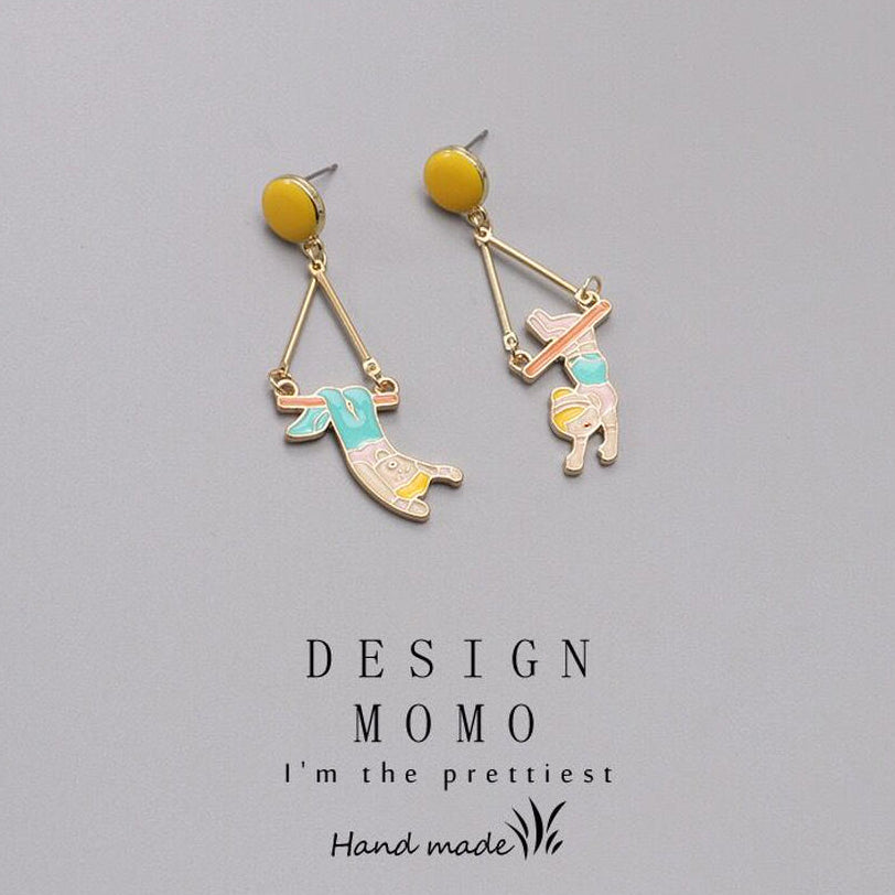 【Earrings】 サーカス空中ブランコピアス&イヤリング