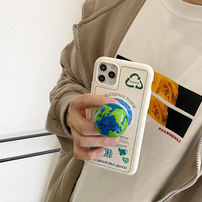 【iPhone Case】 カワイイ新作・Earth地球柄iPhoneケース