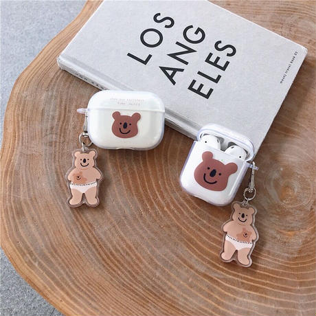 【Airpods Case】韓国 人気 熊ちゃん Airpods Proケース