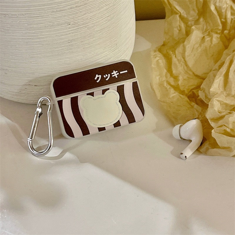 【Airpods Case】 カワイイクッキーベアーAirpods/ AirPods Pro/Airpods 第三世代ケース