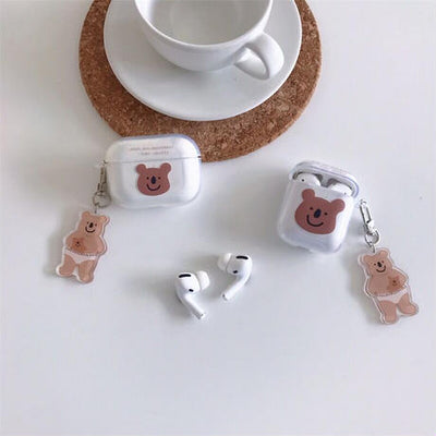 【Airpods Case】韓国 人気 熊ちゃん Airpods Proケース