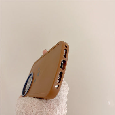 【iPhone Case】 カワイイ新作・ブラウンクマちゃん iPhoneケース